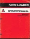 ALLIS CHALMERS FARM LOADER MODEL 450 FOR 6140 TRACTORS OPERATORS MANUAL