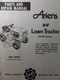 Ariens Lawn Tractor 929001 Gear 929002 Hydro S-8 & Implem Service & Parts Manual