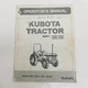 OEM Kubota Tractor Operator's Manual Models L2650, L2950, L3450, L3650