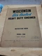 Wisconsin VH4  Engine Parts Catalog & Owner Operator Manual PN MM-275