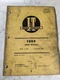 I&T IT TRACTOR SERVICE REPAIR MANUAL FORD 6000 COMMANDER #FO-22 SHOP BOOK