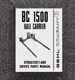 1500 BC Bale Carrier Operator Maintenance & Parts Manual Fits 1997 Gehl FN 90214