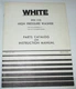 White WM 518 High Pressure Washer Operators Instruction Manual & Parts Catalog