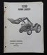 ORIGINAL 1967 FORD 2000 3000 4000 5000 TRACTOR 1200 FARM LOADER OPERATORS MANUAL