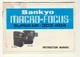Sankyo Macro-Focus Super MF-303/404 31 page instruction MANUAL Vintage OEM