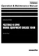 Komatsu PC270LC-8 JPN EQUIP. GREASE 100H Excavator Operators Manual SN 30137-up
