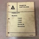 Allis Chalmers 705C 706C 708C FORK LIFT TRUCK PARTS MANUAL CATALOG BOOK LIST