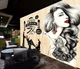 3D Barber Girl Wallpaper Wall Mural Removable Self-adhesive Sticker1020