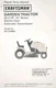 Sears Craftsman 26 h.p. 54" Hydro Garden Tractor 917.276921 Parts Catalog Manual