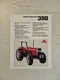 Vintage 1986 Massey Ferguson MF 398 Tractor Dealer Sales Brochure Spec Sheet 