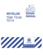 New Holland TS90, TS100, TS110 Tractors Service Manual 86572172 PDF USB