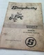 Simplicity Baron 3414S Riding Tractor Owners Manual Mfg 979