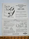Vintage 1960s Briggs & Stratton Operating Manual Models 92500-92596/92900-92996