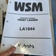 Kubota LA1944 Front Loader workshop Manual NEW!! 