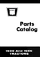 White Oliver Minneapolis Moline 1600 1650 Tractor Parts Catalog Book Manual