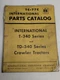 INTERNATIONAL IH PARTS CATALOG MANUAL T-340 SERIES TD-340 CRAWLER TRACTOR TC-77C