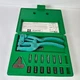 W.A. Whitney No. 45 Punch Set w/ x12 Attachments & Case