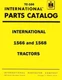 International Harvester 1566 and 1568 Tractor Chassis Parts Catalog Manual IH