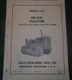 ALLIS CHALMERS HD-21A CRAWLER TRACTOR DOZER PARTS MANUAL BOOK CATALOG S/N 12801-