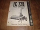 Gehl FC 72B Flail Chopper Service Parts Manual Form No. 2204G