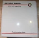 2003 DETROIT DIESEL DDEC III IV ENGINE TROUBLESHOOTING GUIDE BOOK MANUAL 6SE497