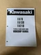 Kawasaki FA76 FA130 FA210 4-Stroke Gas Engine Workshop Manual