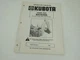 Kubota 4540 Backhoe Operator's Manual For L3350 L3750 L4150
