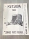 Unsealed Gehl RB 1500A Baler Service Parts Manual Form No 902581 @B7