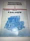 DEUTZ F3-6 L 912/W betriebsanleitung  instruction manual 1984 Germany