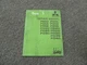 Mitsubishi FG10 FG14 FG15 FG20 Forklift Lift Truck Shop Service Repair Manual