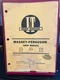 I & T Massey-Ferguson MF 303 MHF 303 MH 333 MF 404 MHF 404 MF 406 Shop Manual