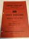 Original Minneapolis Moline Corn Sheller A-2 &B-2 Catalog Parts List R762-B