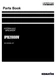 Komatsu JPB2000V HYDRAULIC BREAKER Hydraulic Breaker Parts Catalog Manual
