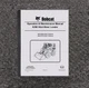 Bobcat S250 Turbo Skid Steer Loader Owner Operator User Manual SN 530911001 & Up