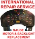International 4200 4300 4400 7300 7400 Instrument Panel Gauge Cluster REPAIR