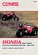 Clymer Atv Repair Manual � Honda Cm455