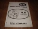 Gehl FB 87 Hi-Throw Hopper Blower Service Parts Manual Form No. 2225C