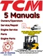 TCM FCG25-2H FORKLIFT OWNERS SERVICE REPAIR ENGINE PARTS MANUAL PDF ON USB