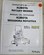 Kubota RCK72P-F39 rotary mower operator's manual, part# K5684-71113