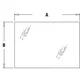 Glass F44629 Fits Case IH 580D 580SD 580SE 680H 680K 680L 780B 780C 780D