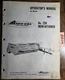 New Idea 290 Mow/Ditioner Mower Conditioner Operator & Parts Manual MD-104 11/69
