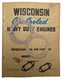 Wisconsin ABN AKN Engines Instruction Parts Book Issue MM253B PLUS GASKETS