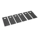 Disc Mower Knives Type 1 Top Bevel Flat 6 Pack fits Kuhn GMD55 GMD66 56451210