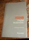 FLUKE 8024B DIGITAL MULTIMETER INSTRUCTION MANUAL 616052 JULY 1981 REV 2 (WL70)
