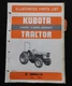 1979-1985 ORIGINAL KUBOTA 305 L305 L305DT TRACTOR PARTS CATALOG MANUAL VERY GOOD