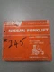 Nissan Forklift Parts Catalog H02 Series USA & Canada Model Year 1990 C-F110U