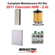 2011 Chevrolet HHR 2.4L Complete Air, Oil & Cabin Filter Kit (5W-30)