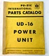 Vintage 1954 International Harvester Model UD-16 Power Unit Parts Catalog