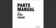 Robin America EY20 Engine Spare Parts Manual (Reprint)