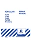 New Holland TL70, TL80, TL90, TL100 Tractor Service Manual Repair Shop Book